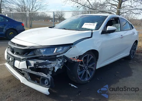 2021 Honda Civic Sport z USA, uszkodzony, nr VIN 2HGFC2F8XMH512491